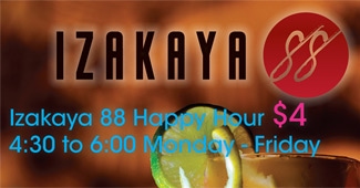 HAPPY HOUR 4:30PM – 6PM MON – FRI